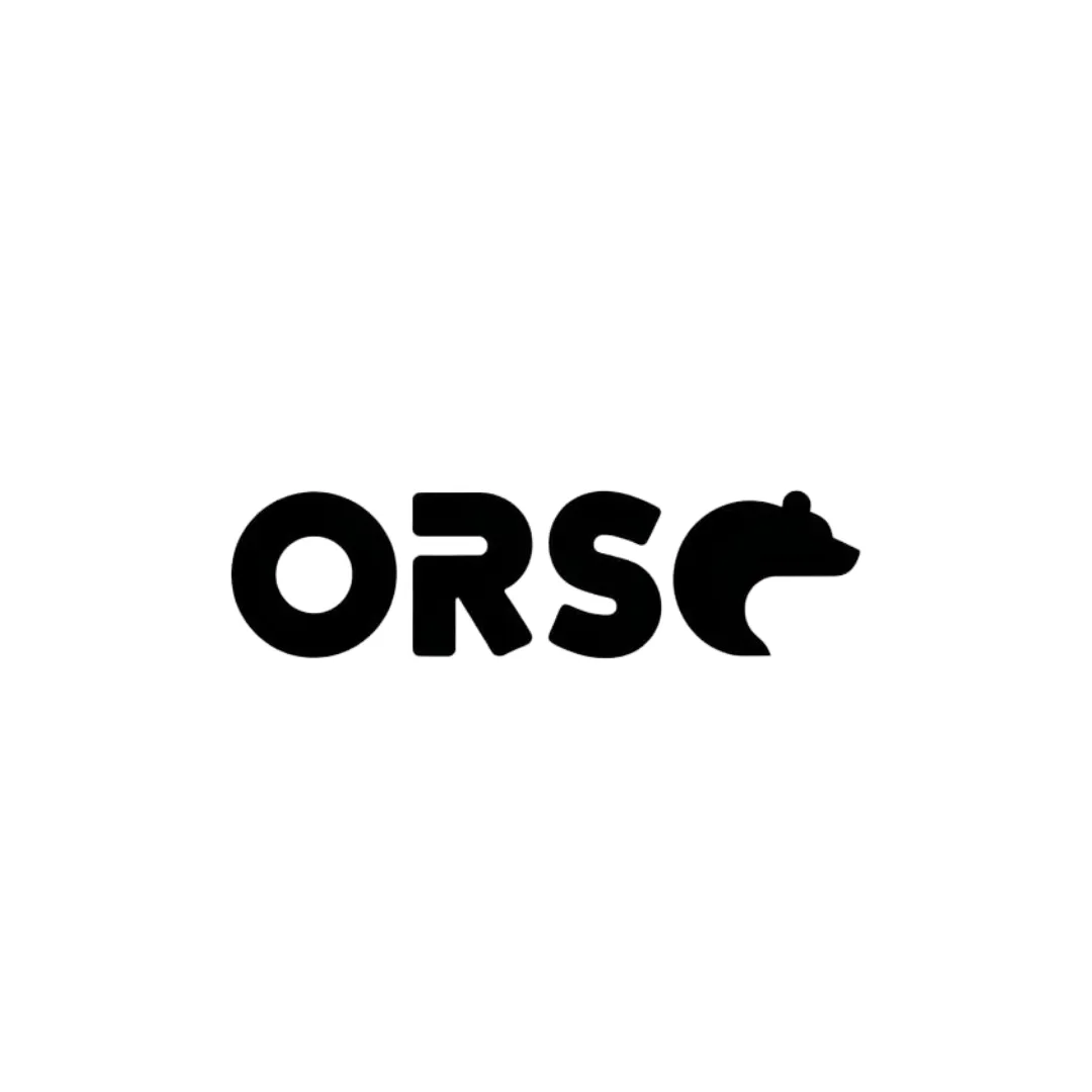 OSC-Logo mit Bärensilhouette in schwarzer Schrift