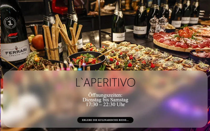 Website-Vorschau: L'APERITIVO